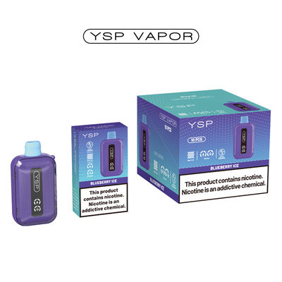 500mAh 15ml 10000 Puff Vape C형 재충전용 화면 화면