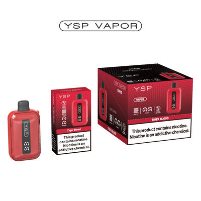 500mAh 15ml 10000 Puff Vape C형 재충전용 화면 화면