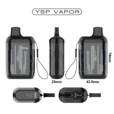 15000 펌프 AIO 장치 Vape 터치 아이 잠금 E 증기 펜