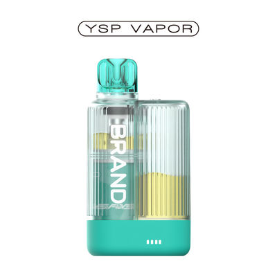 크리스탈 바 30K 펌프 매시 코일 일회용 배프, 650mAh 장수, 가시적인 전자 주스, 어린이 잠금 & 조절 가능한 공기 흐름