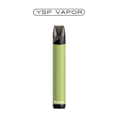 사전 충전 된 2ml Pod 시스템 Vapes 2% 니코틴 600 Puffs 일회용 Vapes