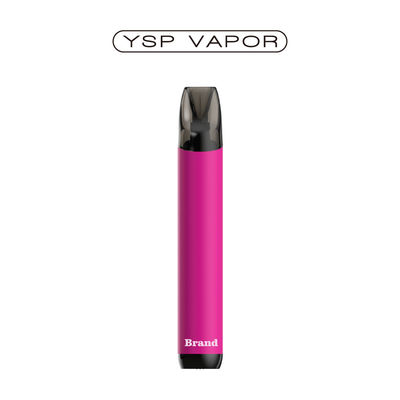 사전 충전 된 2ml Pod 시스템 Vapes 2% 니코틴 600 Puffs 일회용 Vapes
