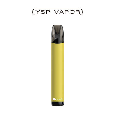 사전 충전 된 2ml Pod 시스템 Vapes 2% 니코틴 600 Puffs 일회용 Vapes