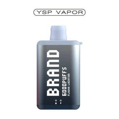 10ml 6000 Puff Vape E 담배 재충전 할 수 있는 일회용 바이프 박스