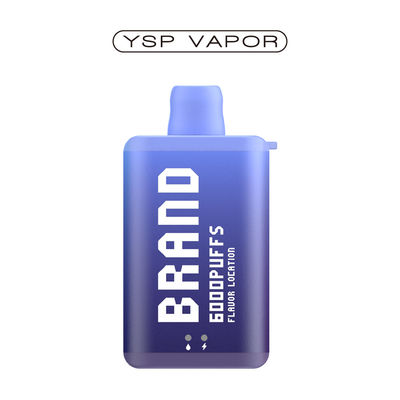 10ml 6000 Puff Vape E 담배 재충전 할 수 있는 일회용 바이프 박스