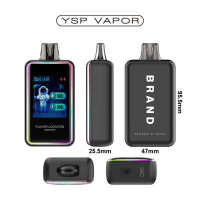 22000Puffs 박스 일회용 Vaping Pod 0% 니코틴 일회용 Vaping